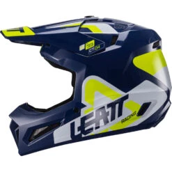 Leatt 2024 3.5 Blue Kids Helmet -Motocross Equipment LE1024060620 c 2