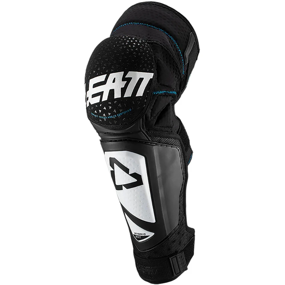 Leatt 3DF Hybrid Black/White Kids Knee Guards 4 Leatt 3DF Hybrid Black/White Kids Knee Guards - Image 2