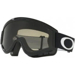 Oakley L-Frame Sand Jet Black Dark Grey Goggles