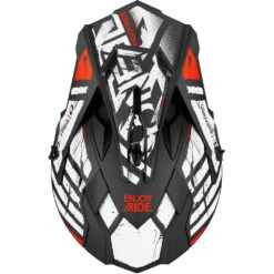 Oneal 2024 2 Series Glitch Black/White Helmet -Motocross Equipment ON0200161 c 4
