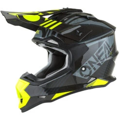 Oneal 2023 2 Series Rush Grey/Neon Yellow Kids Helmet