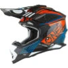 Oneal 2023 2 Series Rush Orange/Blue Kids Helmet -Motocross Equipment ON0200351 c