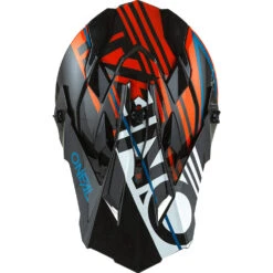 Oneal 2023 2 Series Rush Orange/Blue Kids Helmet 10 Oneal 2023 2 Series Rush Orange/Blue Kids Helmet -Motocross Equipment ON0200351 c 3