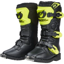 Oneal 2024 Rider Pro Neon Yellow/Black Kids Boots