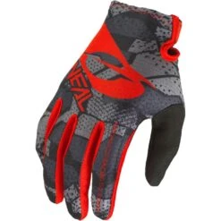 Oneal 2023 Matrix Camo Black/Red Gloves