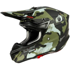 Oneal 2024 5 Series Camo Black/Green Helmet