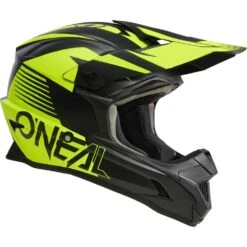 Oneal 2024 1 Series Stream Black/Neon Yellow Kids Helmet -Motocross Equipment ON0632Y83 c 3