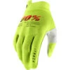 100% Percent ITrack Fluo Yellow Kids Gloves -Motocross Equipment ONE 10015 004 04 c