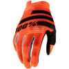 100% Percent I-Track Orange/Black Gloves