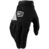 100% Percent Ridecamp Black Womens Gloves -Motocross Equipment ONE 11018 001 08 c