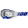 100% Percent Armega Blue Clear Goggles -Motocross Equipment ONE 50004 00031