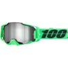 100% Percent Armega Anza 2 Silver Mirror Goggles -Motocross Equipment ONE 50005 00025