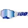 100% Percent Armega Blue Mirror Goggles -Motocross Equipment ONE 50005 00031