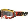 100% Percent Racecraft 2 Ogusto Clear Goggles -Motocross Equipment ONE 50009 00024