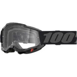 100% Percent Accuri 2 Goggle Black Clear Goggles