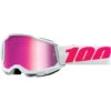 100% Percent Accuri 2 Keetz Pink Mirror Goggles -Motocross Equipment ONE 50014 00019