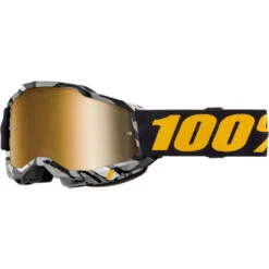 100% Percent Accuri 2 Goggle Ambush True Gold Mirror Goggles