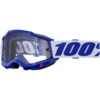 100% Percent Accuri 2 Enduro Moto Blue Clear Goggles -Motocross Equipment ONE 50015 00007