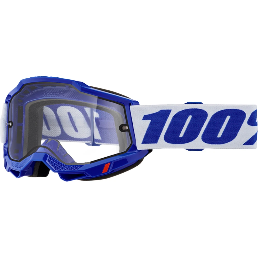 100% Percent Accuri 2 Enduro Moto Blue Clear Goggles 3 100% Percent Accuri 2 Enduro Moto Blue Clear Goggles