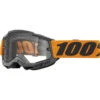 100% Percent Accuri 2 Enduro Moto Orange Clear Goggles -Motocross Equipment ONE 50015 00009