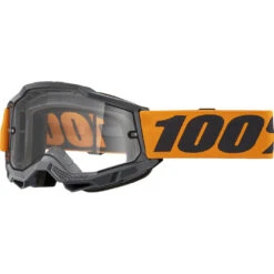 100% Percent Accuri 2 Enduro Moto Orange Clear Goggles