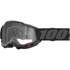 100% Percent Accuri 2 OTG Black Clear Goggles