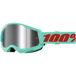 100% Percent Strata 2 Maupiti Silver Mirror Goggles