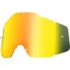 100% Accuri/Strata Kids Gold Mirror Lens -Motocross Equipment ONE 51003 009 02