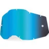 100% Percent Accuri 2/Strata 2 Kids Blue Mirror Lens -Motocross Equipment ONE 51009 250 01