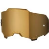 100% Percent Armega True Gold/Mirror Lens -Motocross Equipment ONE 51040 074 02