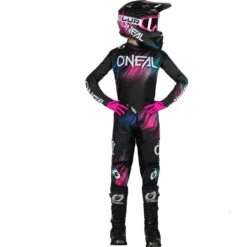 Oneal 2024 Element Voltage Black/Pink Womens Pants -Motocross Equipment ONE0232527 c 2