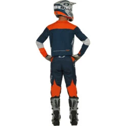 Oneal 2022 Hardwear Haze Blue/Orange Jersey -Motocross Equipment ONH003402 c 3