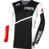 Oneal 2023 Hardwear Air Slam Black/White Jersey 2 Oneal 2023 Hardwear Air Slam Black/White Jersey -Motocross Equipment ONH004102 c