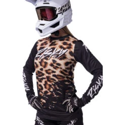 Risky Co Leopard Womens Jersey 8 Risky Co Leopard Womens Jersey -Motocross Equipment RISKY LMXJ c 1