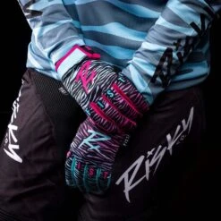 Risky Co X Fist Zebra Womens Gloves -Motocross Equipment RISKY ZFG c 4