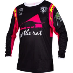 Rat Racing Lightning Black/Pink Jersey