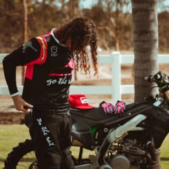 Rat Racing Lightning Black/Pink Jersey -Motocross Equipment RJ0004 c 4