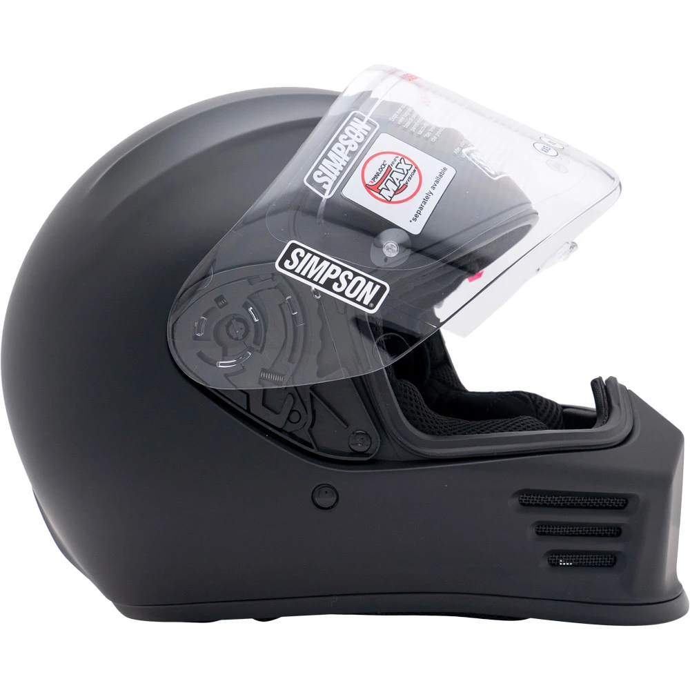 Simpson Speed Bandit Matte Black Helmet 8 Simpson Speed Bandit Matte Black Helmet - Image 6