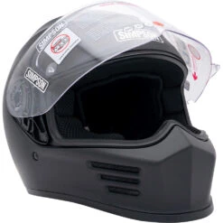 Simpson Speed Bandit Matte Black Helmet 16 Simpson Speed Bandit Matte Black Helmet -Motocross Equipment SPBXS3 c 6