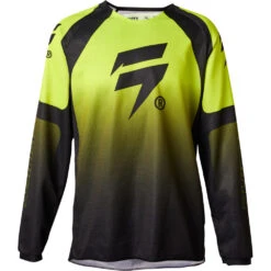 Shift 2023 WHIT3 Label Posn FLO Yellow Kids Jersey